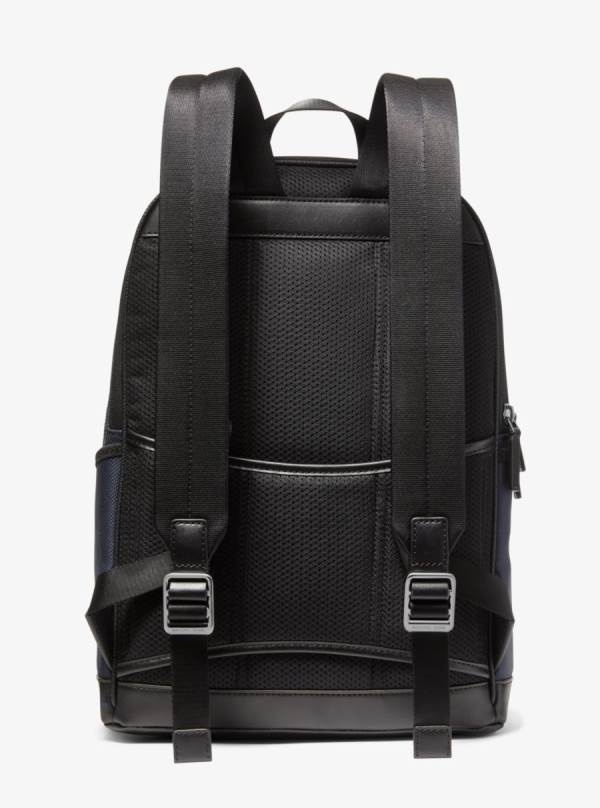 Panske Batohy Michael Kors Kent Woven Námornícka Modrá - Tasky Michael Kors Slevy | DWVNS-0493